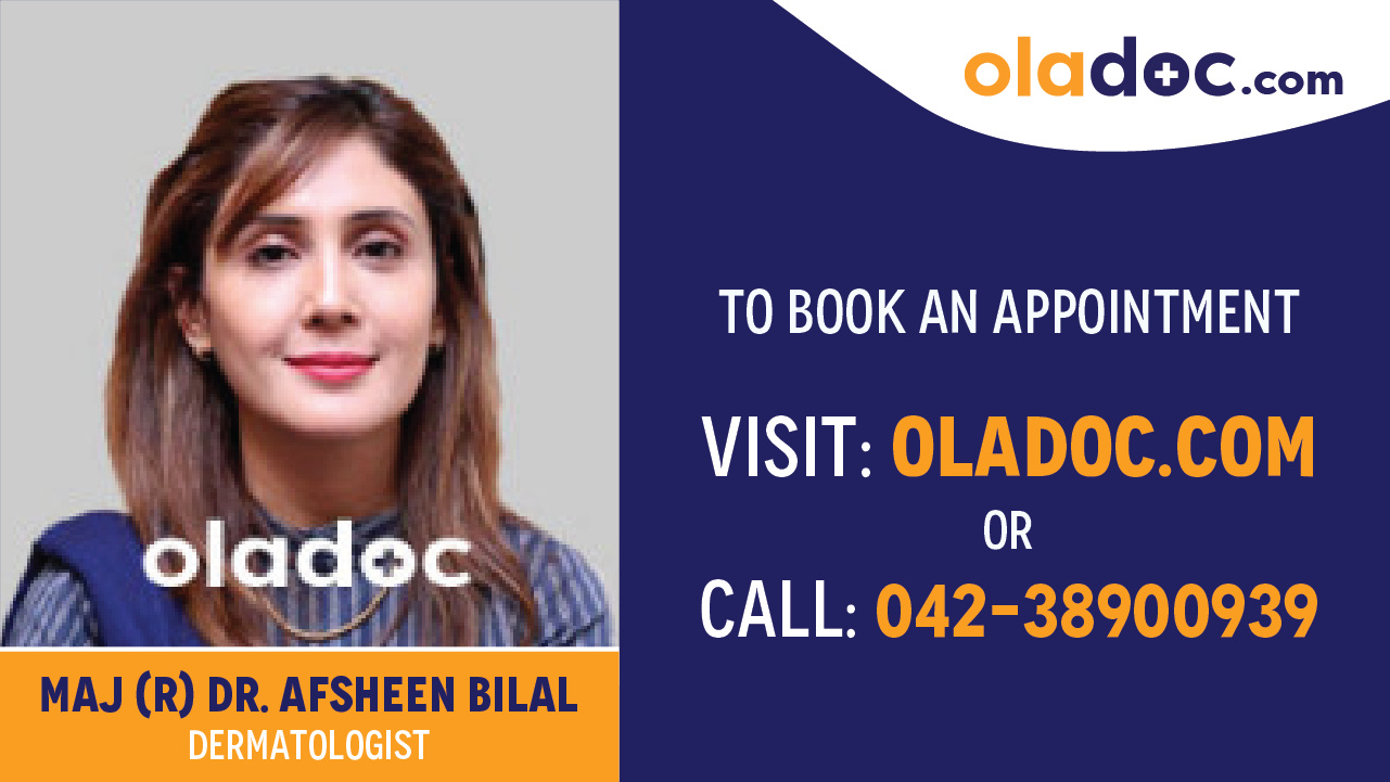 Book appointment with Dr.Afsheen Bilal-best Dermatologist in Islamabad